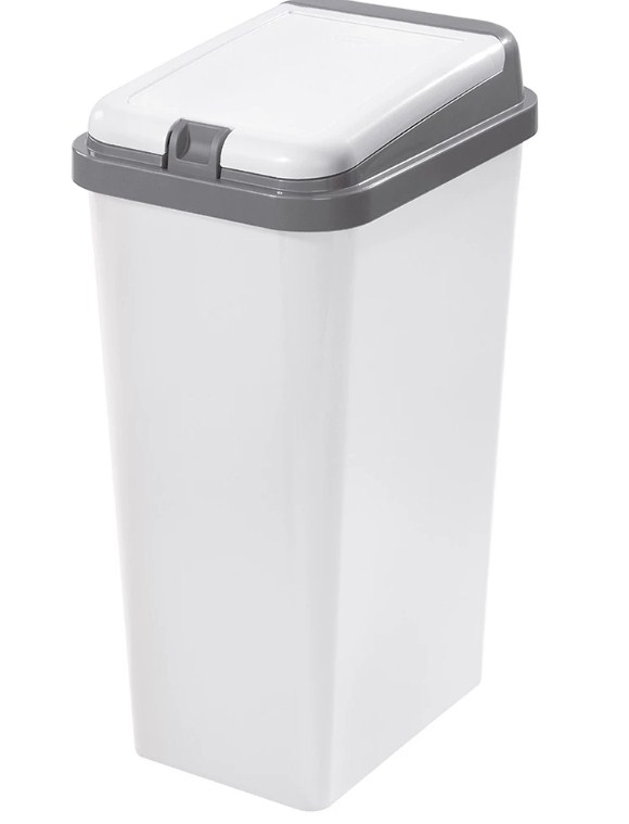 Відро для сміття ACTUEL вузьке, біле, 25 л (656113)